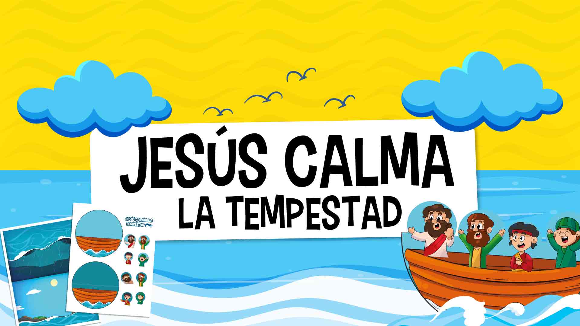 Jesús calma la tempestad historia para niños llena de enseñanzas