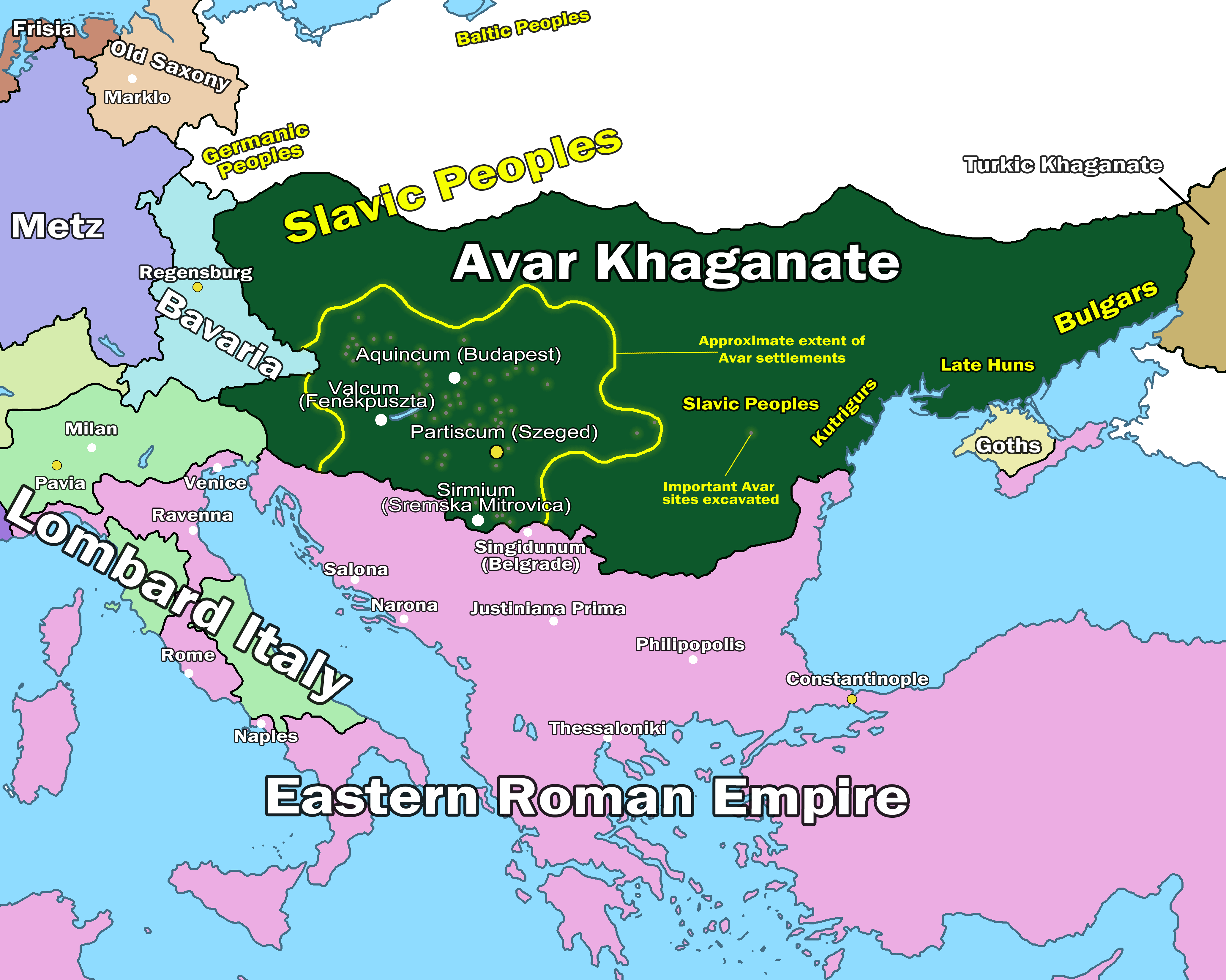 Historia del Imperio Avar: origen, expansión y caída